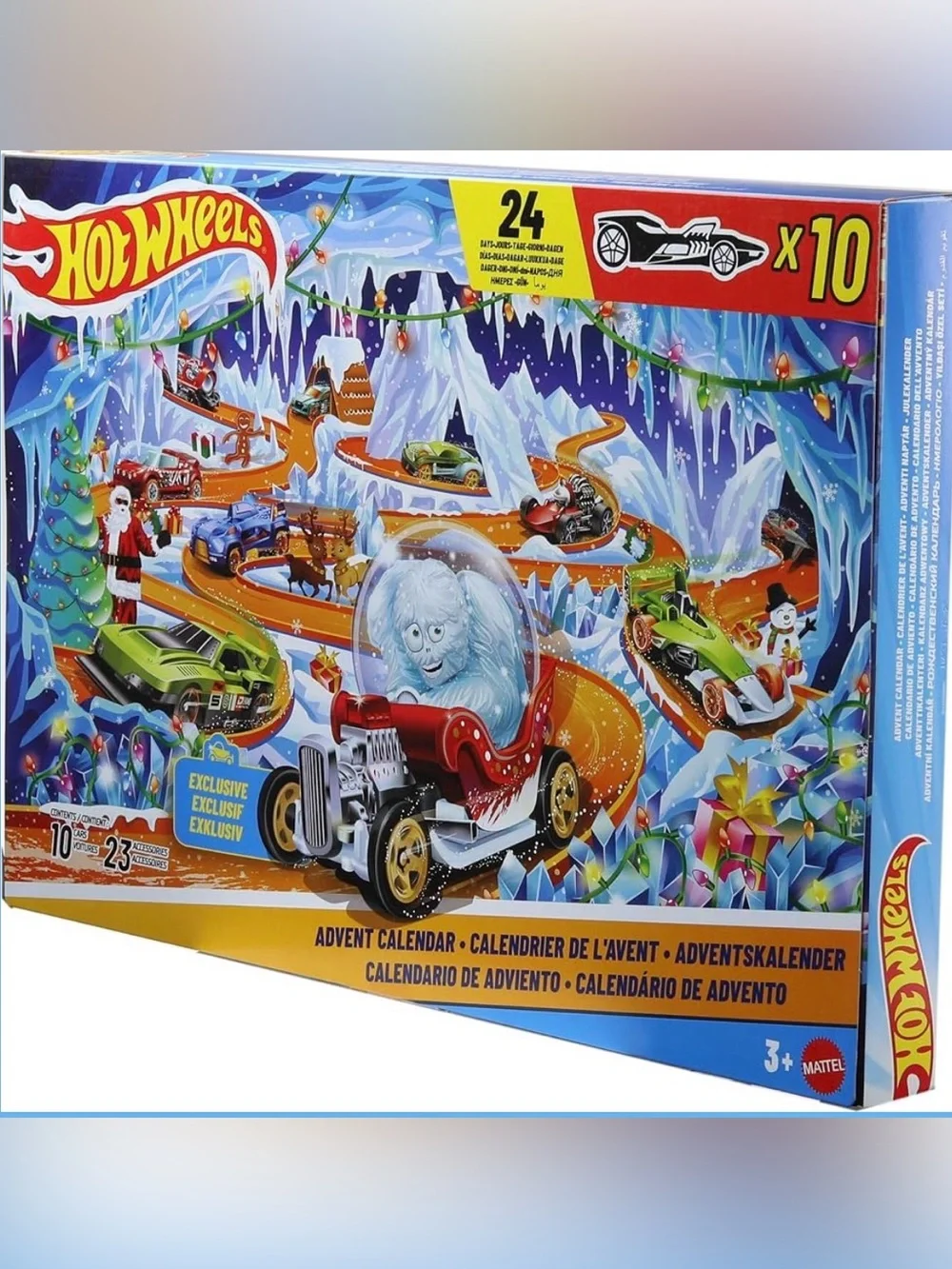 Hot Wheels 2026 Advent Calendar 24 Days 10 Cars & 23 Accessories